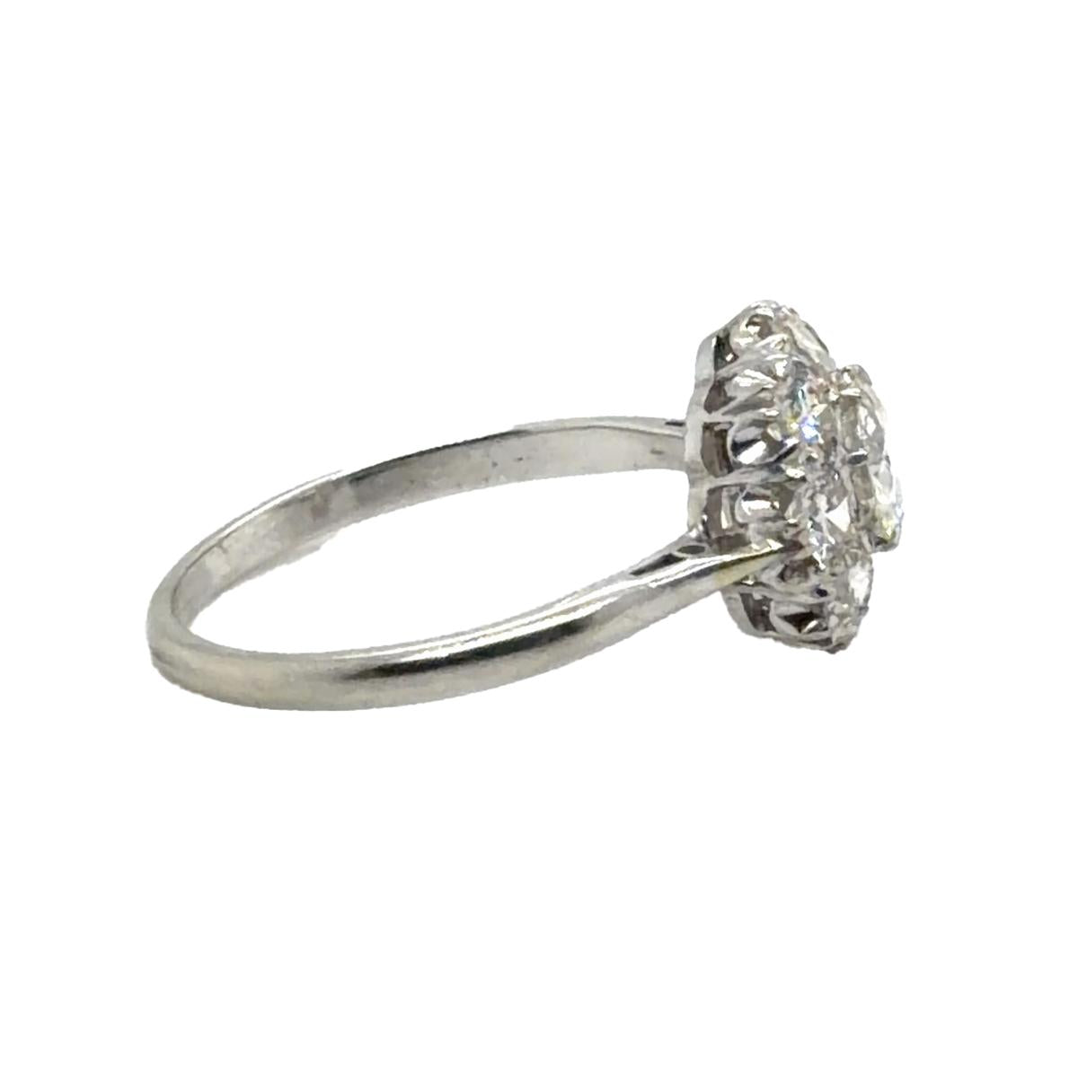 18k White Edwardian Period Diamond Ring