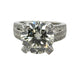 5.85 Carat GIA L I1 Round Diamond Platinum Ring S