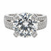 5.85 Carat GIA L I1 Round Diamond Platinum Ring S