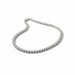 18k White Gold Natural Diamond Necklace