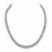 18k White Gold Natural Diamond Necklace