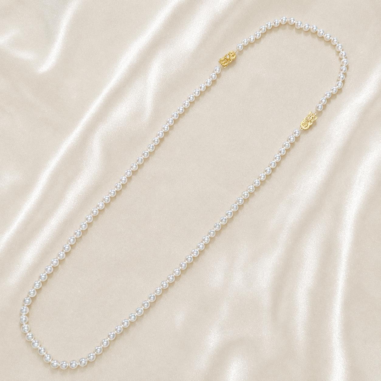 Mikimoto Akoya Pearl Necklace & Bracelet