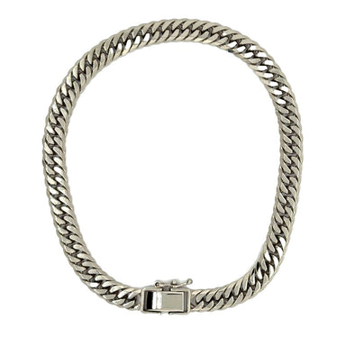 Platinum Curb Link Bracelet
