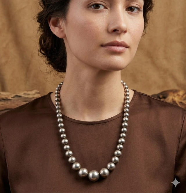 Sterling Silver Navajo Pearls
