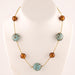 14k Glass Bead Necklace