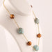 14k Glass Bead Necklace