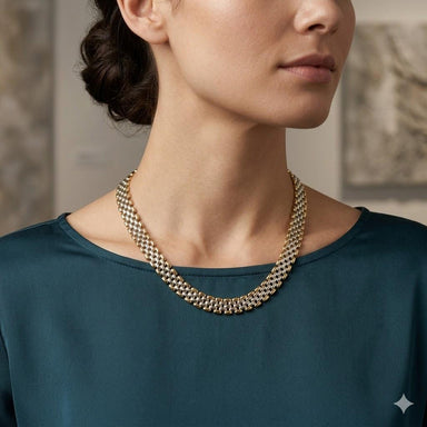 Stunning Italian Sterling Silver Necklace