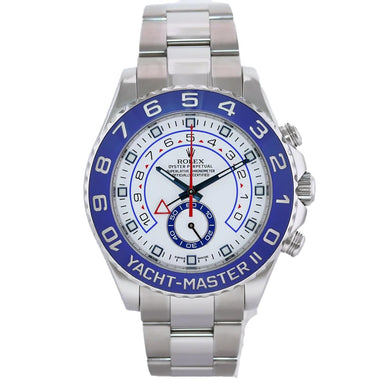Rolex Yacht-Master II Stainless Steel Blue Bezel Model 116680