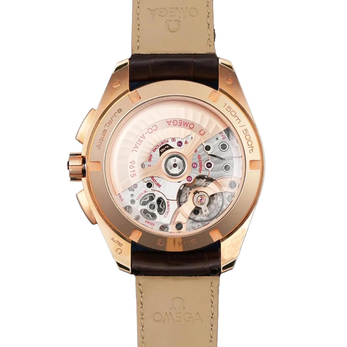 Omega Seamaster Aqua Terra 150M Co-Axial GMT Chronograph, Rose Gold