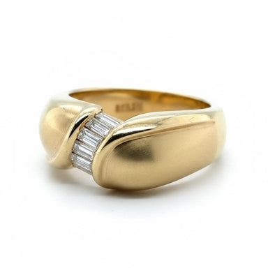14k Yellow Gold Diamond Ring w