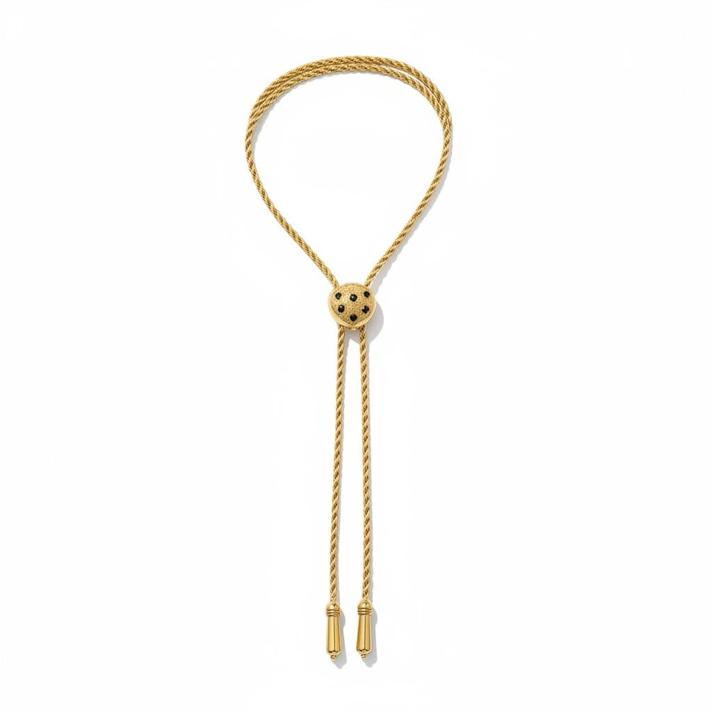 Sliding Heart Adjustable Rope Necklace