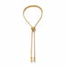 Sliding Heart Adjustable Rope Necklace