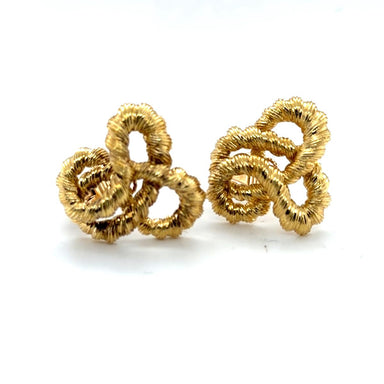 18k Yellow Gold Earrings