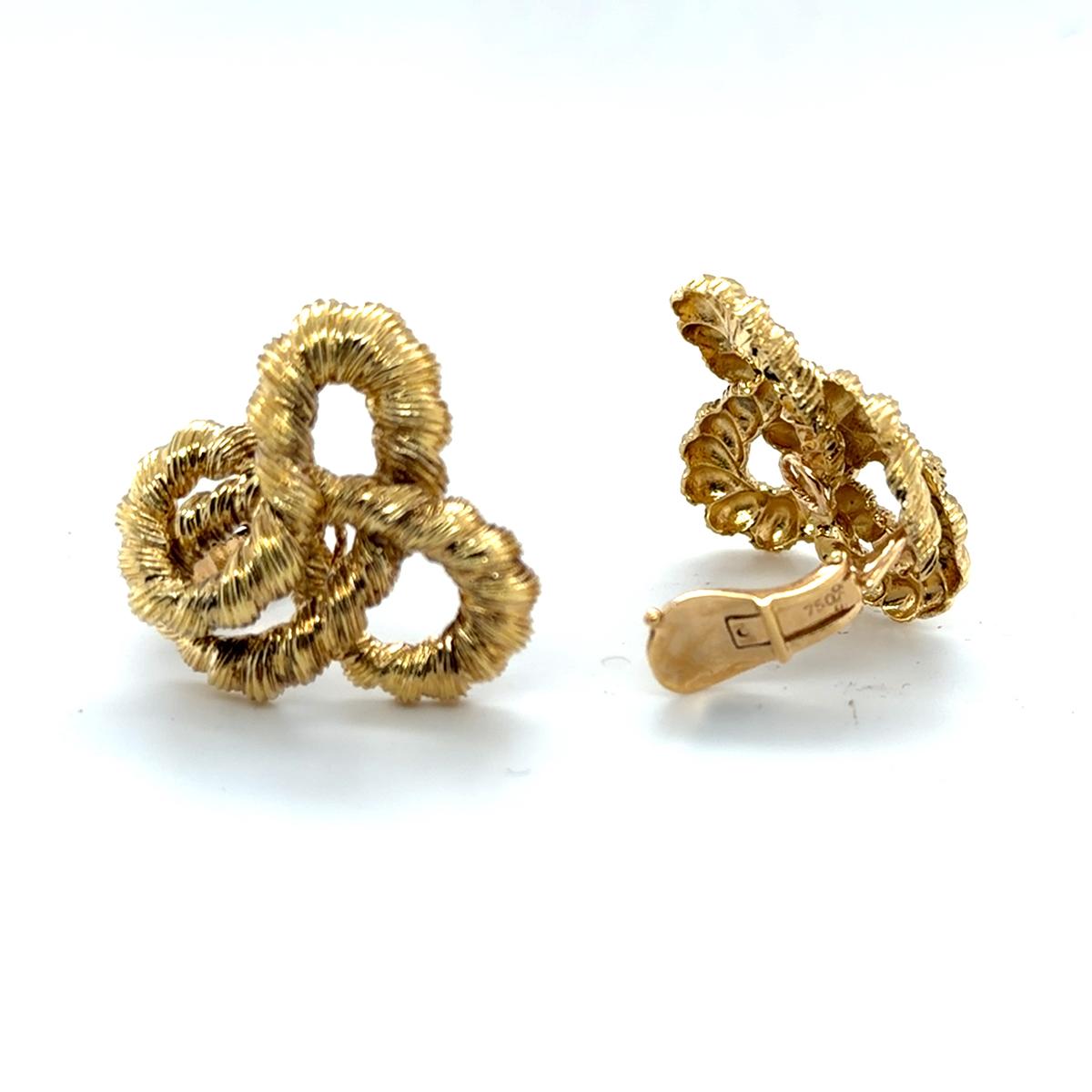 18k Yellow Gold Earrings
