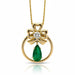 Keith Davis Emerald & Diamond Pendant Ring