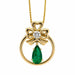 Keith Davis Emerald & Diamond Pendant Ring