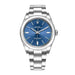 Rolex Oyster Perpetual 39mm Blue Dial Watch Model 114300