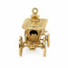 14k Yellow Gold Carriage Charm 9.48g Intricate Design