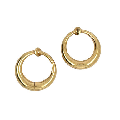 14k Yellow Gold Hoop Earrings