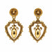 14k Edwardian Period Earrings