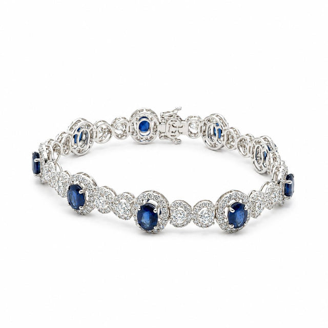 18k Sapphire Bracelet