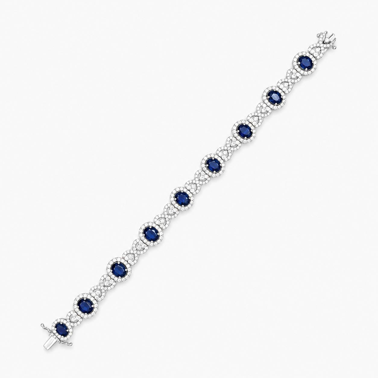 18k Sapphire Bracelet