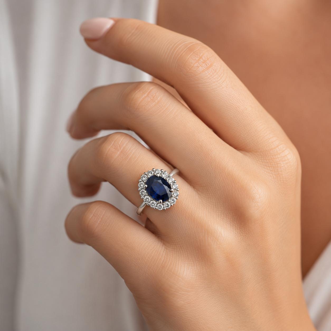 18k Sapphire Ring