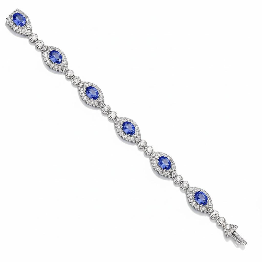 18k Tanzanite Bracelet