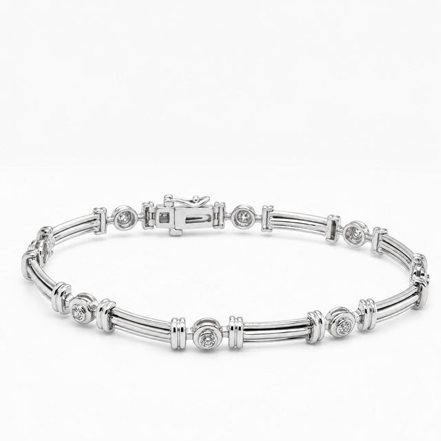 14k Diamond Bracelet