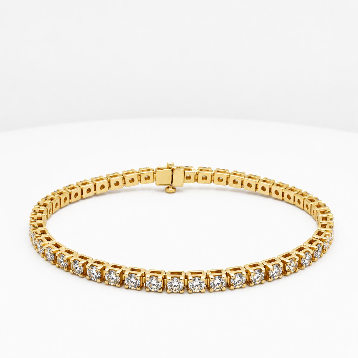 14k Diamond Tennis Bracelet