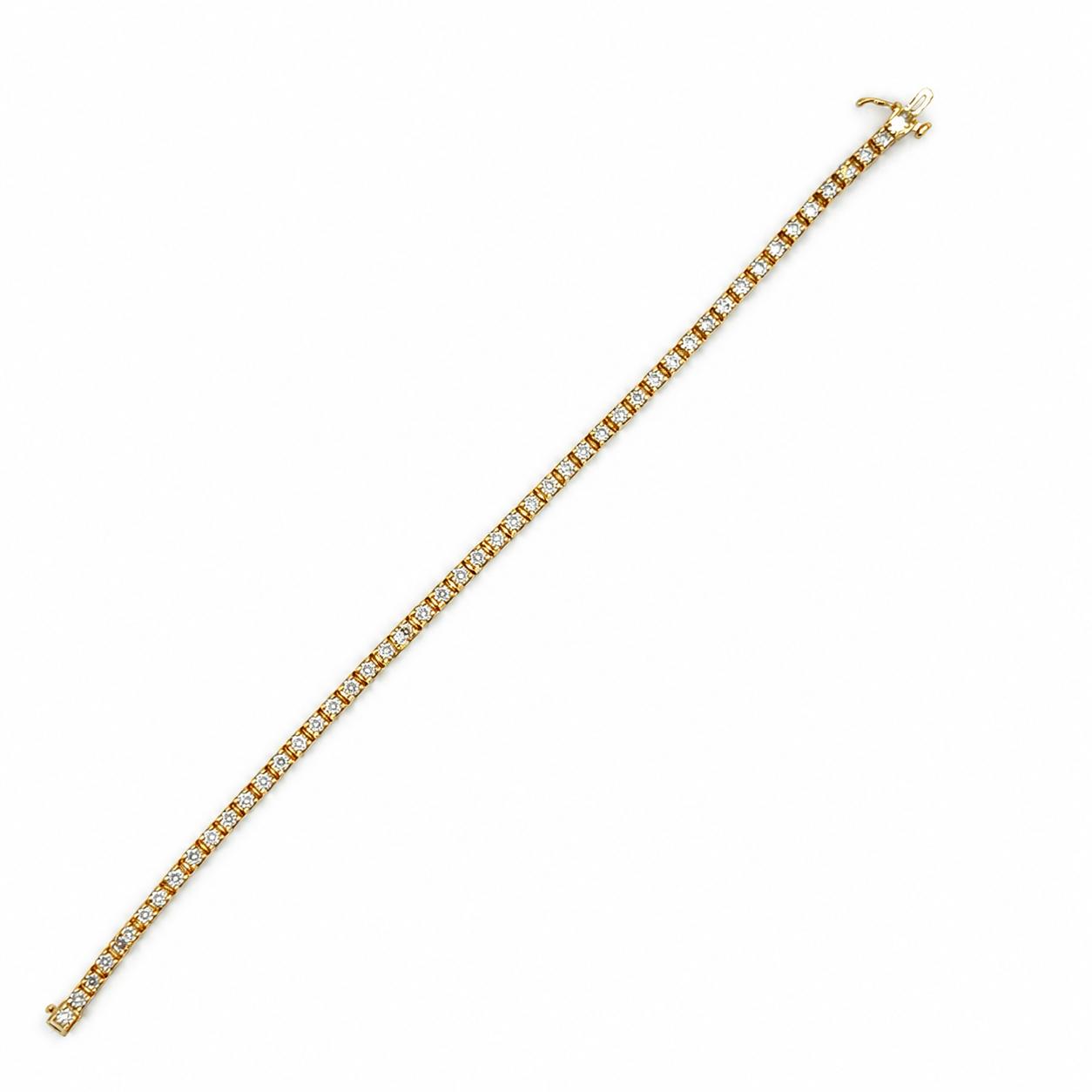14k Diamond Tennis Bracelet
