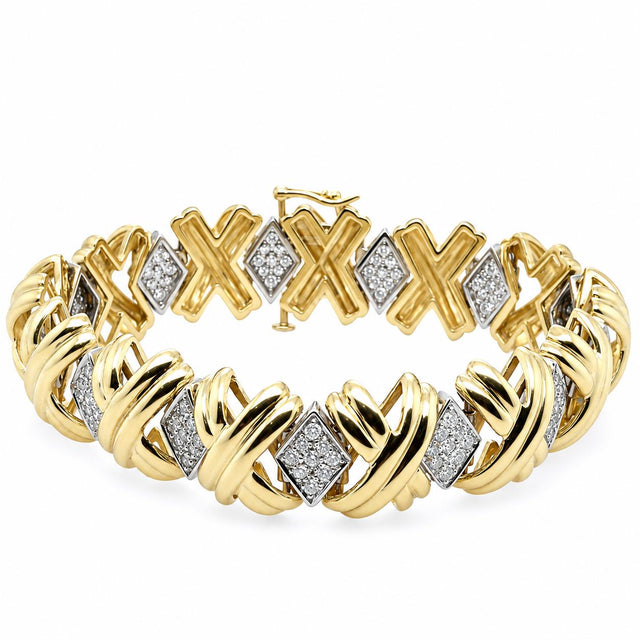 14k Diamond Bracelet