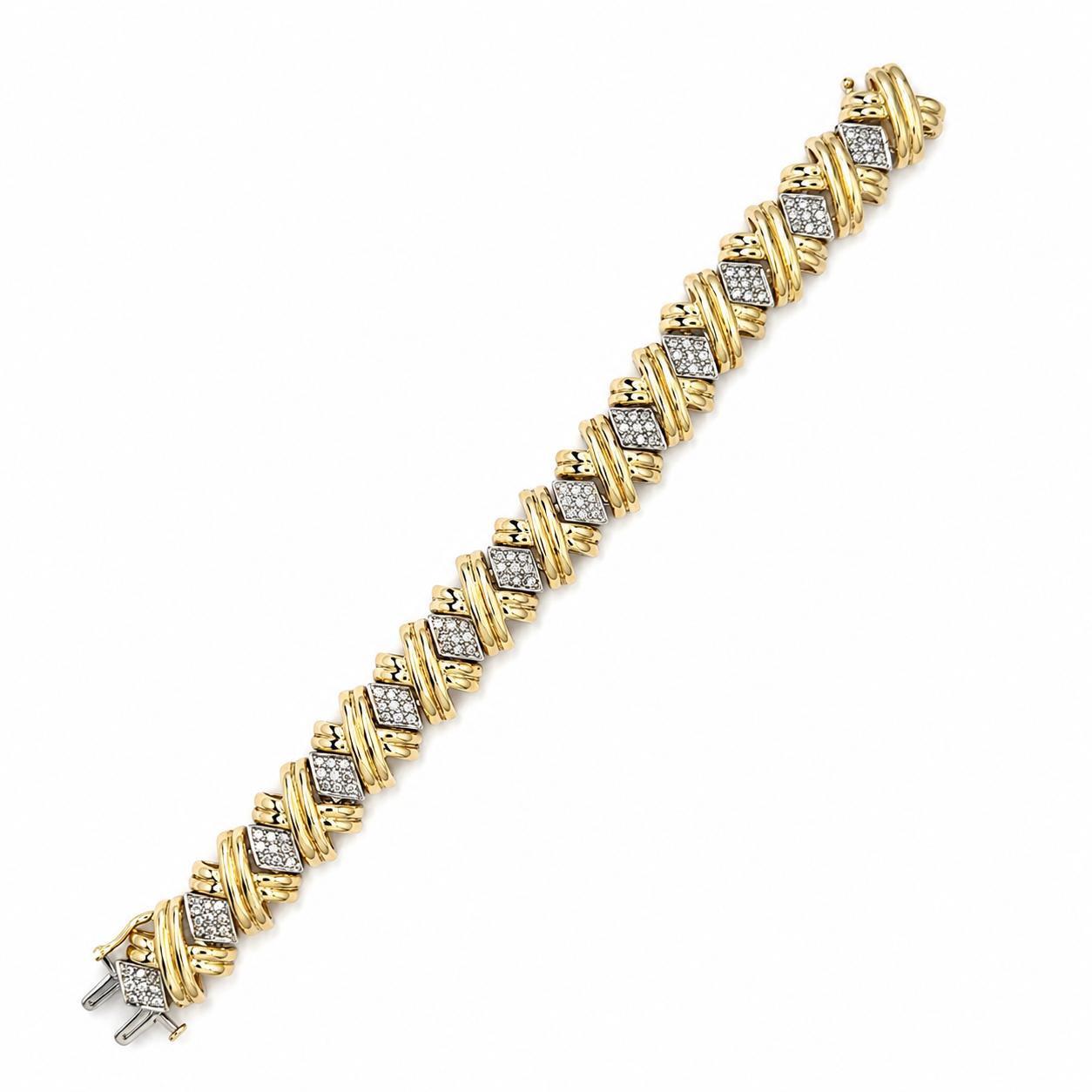 14k Diamond Bracelet