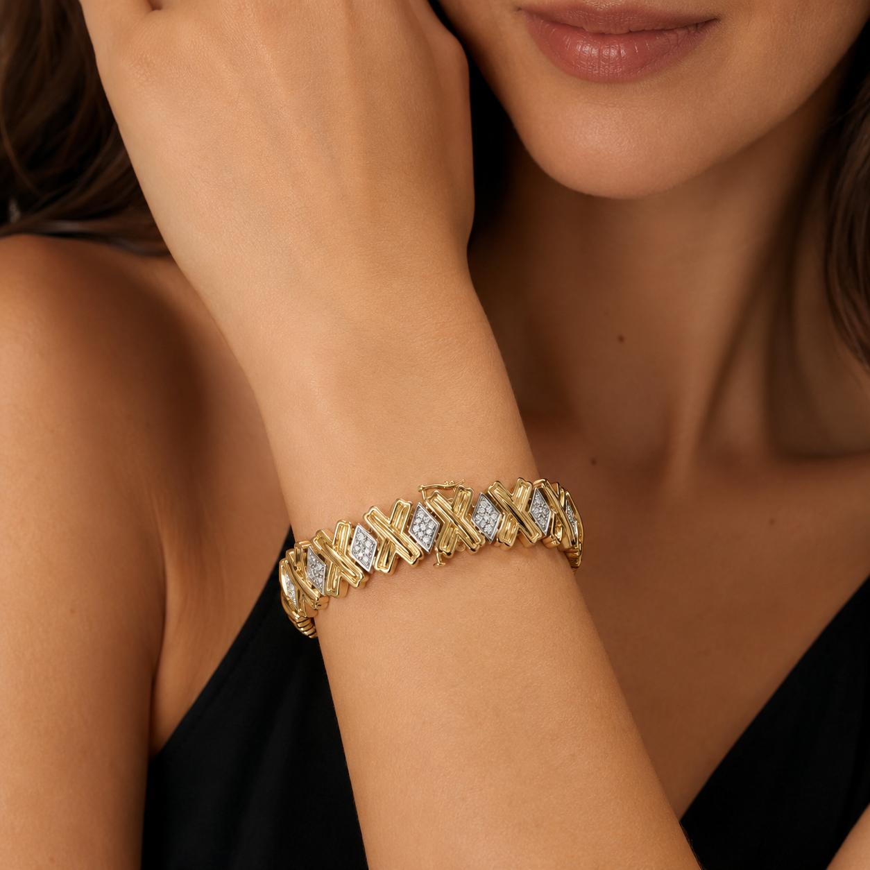 14k Diamond Bracelet