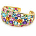 14K Italian Gemstone Bangle