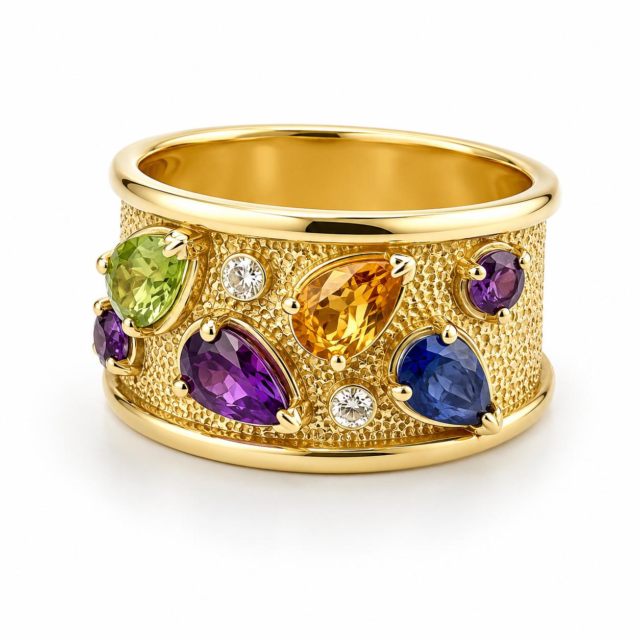 Italian Gemstone Ring