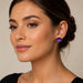14k Amethyst Earrings