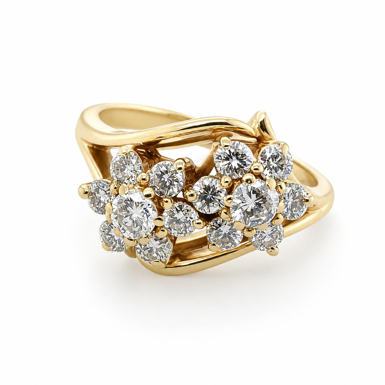14k Diamond Ring