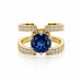 Keith Davis 18k Sapphire Ring