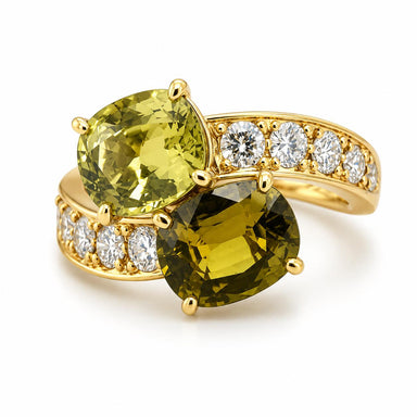 Keith Davis 18k Chrysoberyl Ring