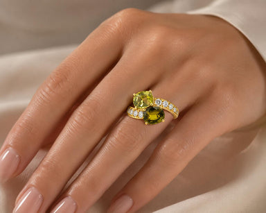 Keith Davis 18k Chrysoberyl Ring