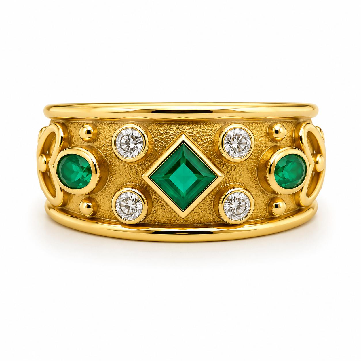 Keith Davis Emerald Ring