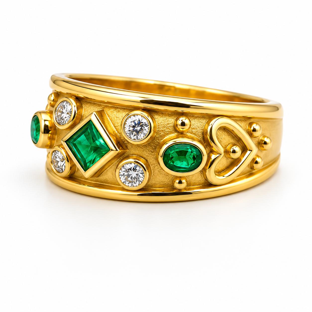Keith Davis Emerald Ring