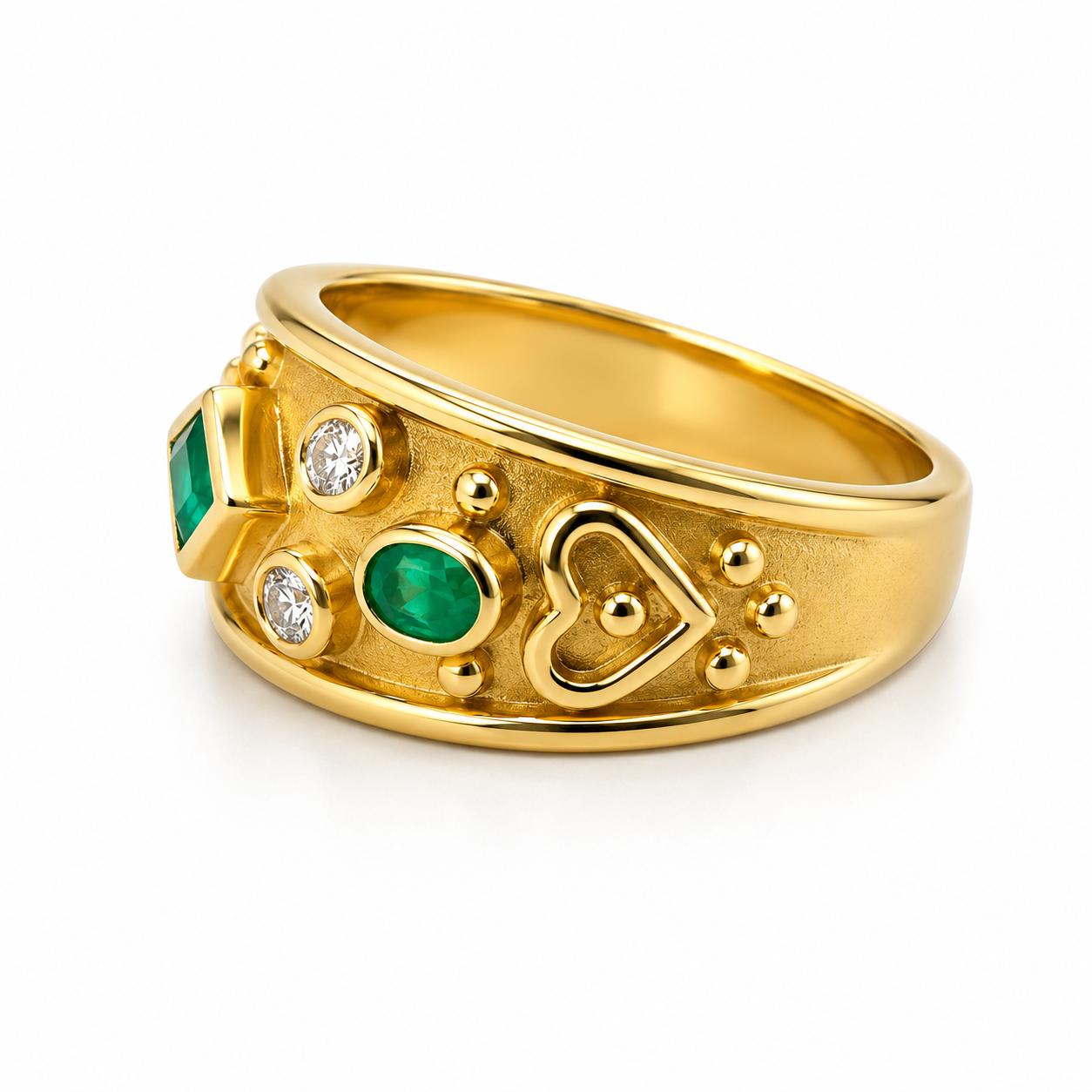 Keith Davis Emerald Ring