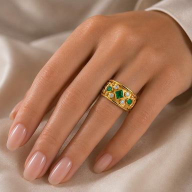 Keith Davis Emerald Ring