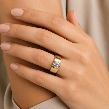 18k Old European Diamond Ring