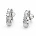 18k White Gold Hoop Earrings