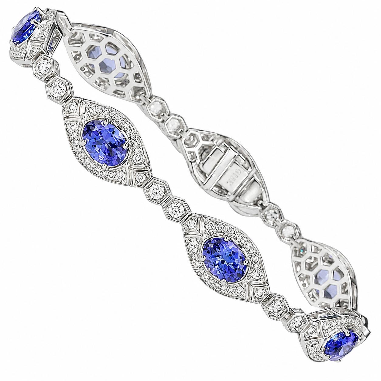 18k Tanzanite Bracelet