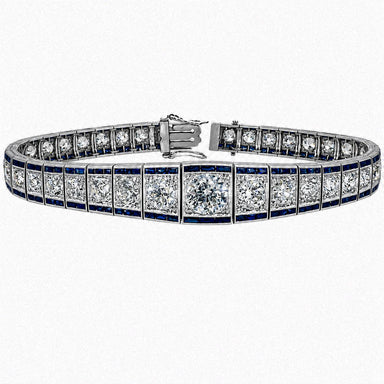 Platinum Art Deco Bracelet