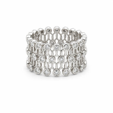 14k Expandable Diamond Band